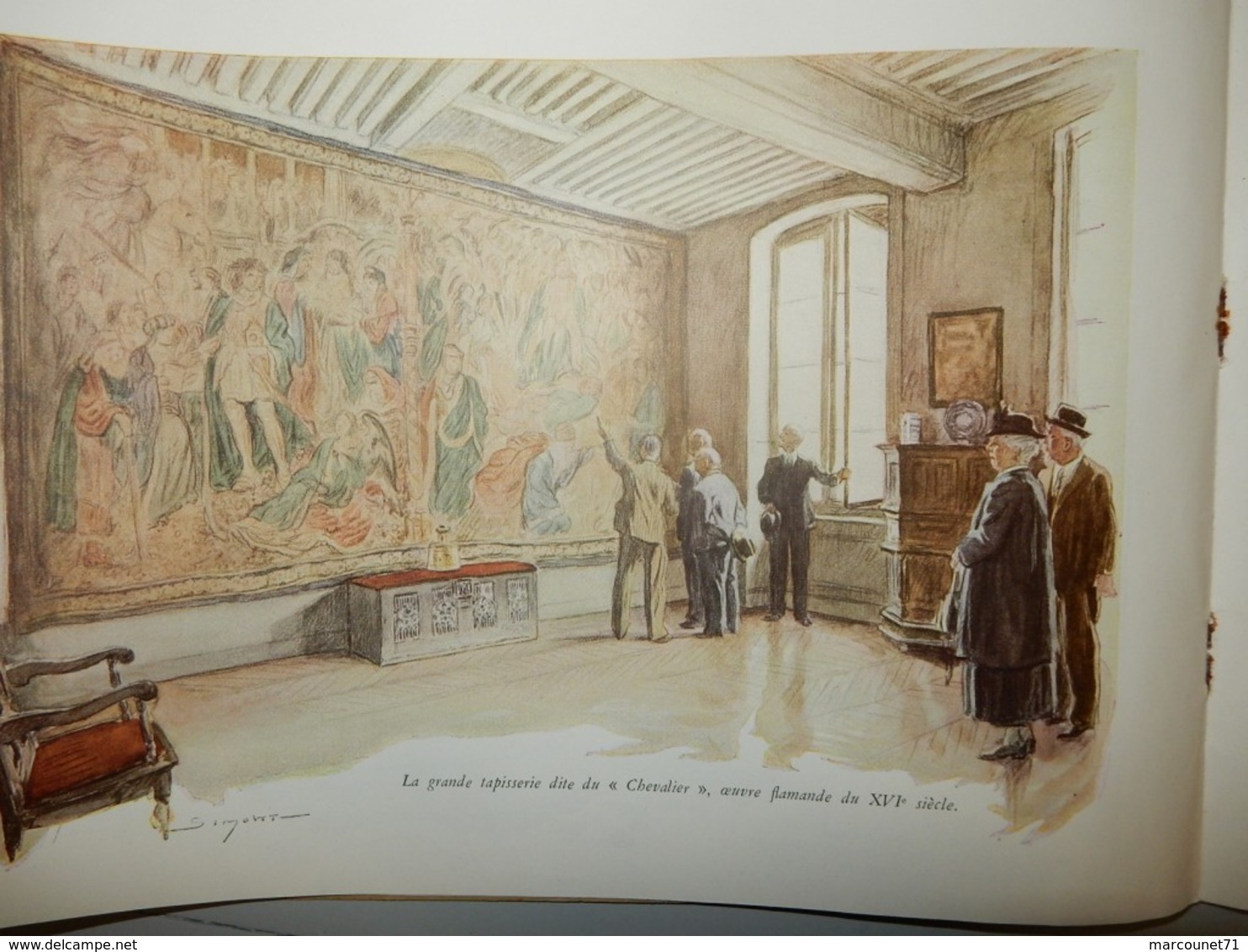 RARE DOCUMENT 1942 LE MUSÉE DES ARTS DÉCORATIFS DE LA CHAMBRE DES COMMERCES DE LYON ILLUSTRATEUR J SIMONT
