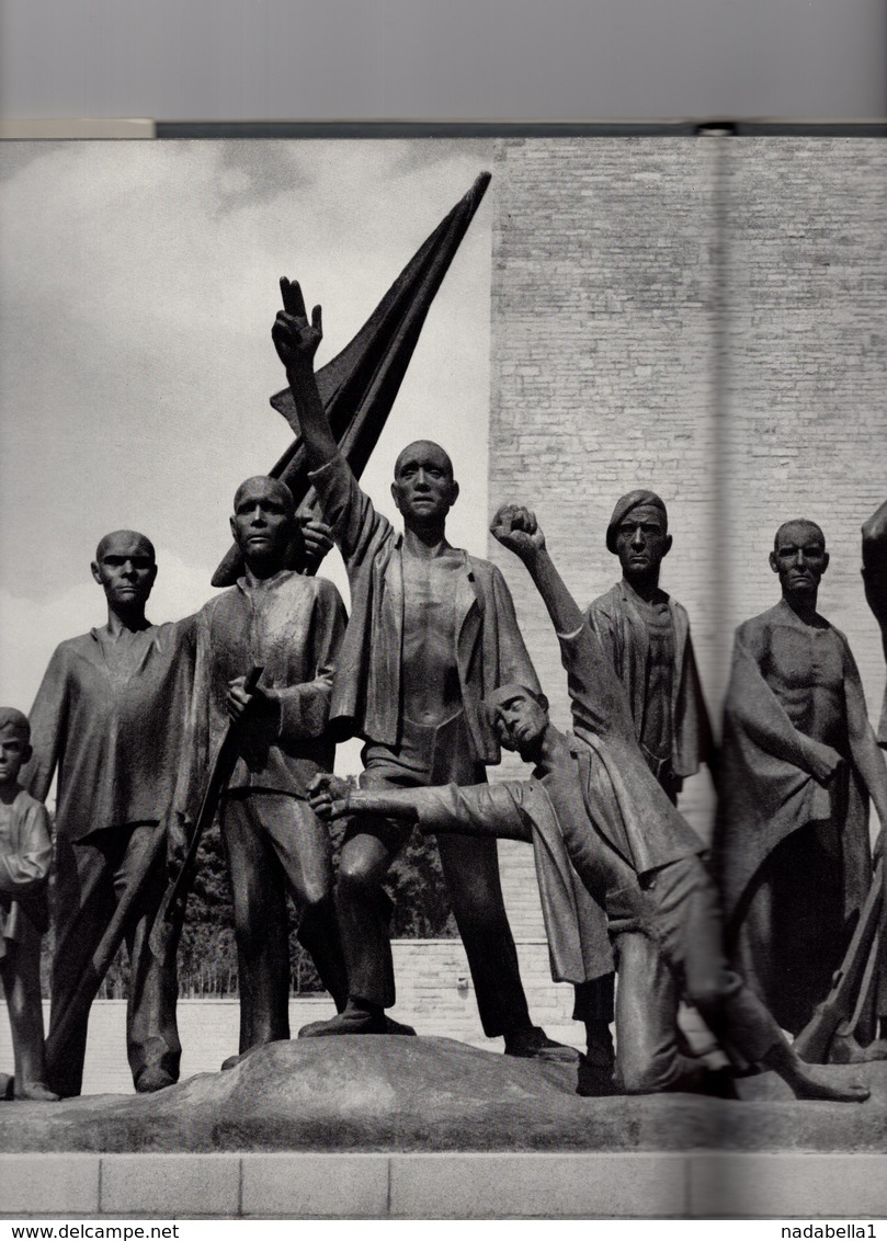 1960s GERMANY,JUDAICA,BUCHENWALD CONC. CAMP,BUCHENWALD MONUMENT,45 PAGES BOOK,SCULPTURES,GERMAN ACADEMY OF ART ISUE - Malerei & Skulptur