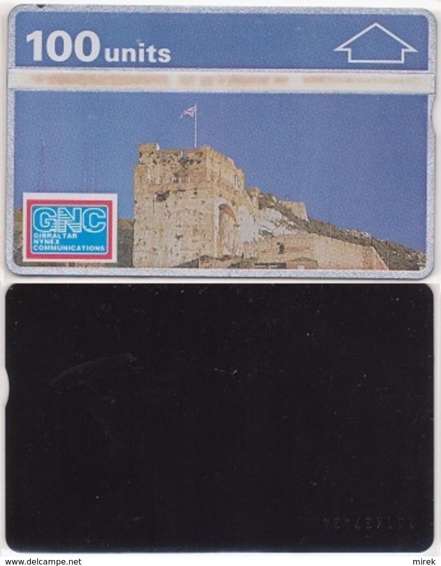 121/ Gibraltar, P5. Old Castle, 100 Ut.; 101K - Gibraltar