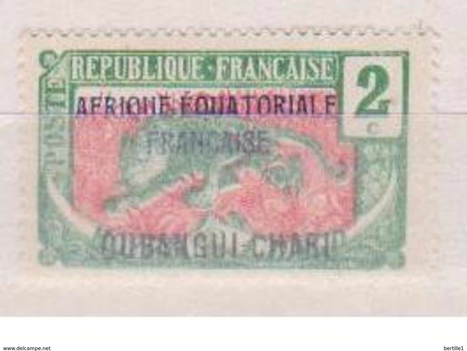 OUBANGUI         N°  YVERT  :  44    NEUF AVEC  CHARNIERES      ( Charn   3/05  ) - Neufs