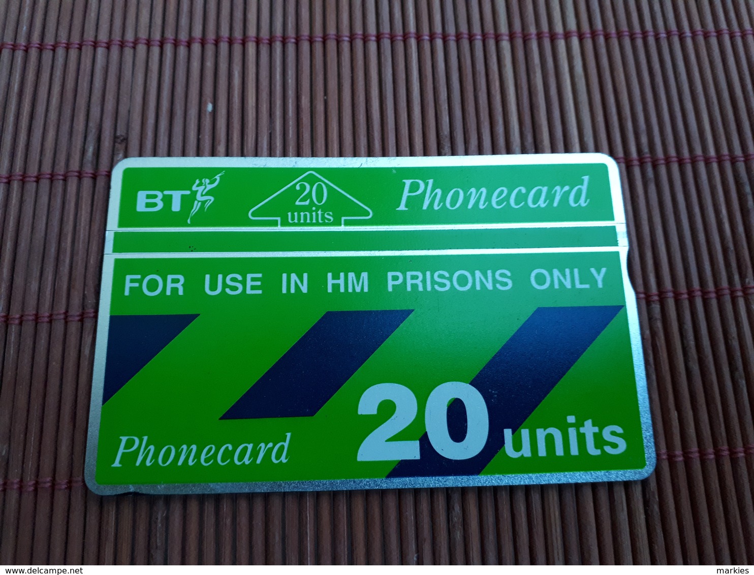 Prison Phonecard 127 B  Used Low Issue Rare - [ 3] Prisons