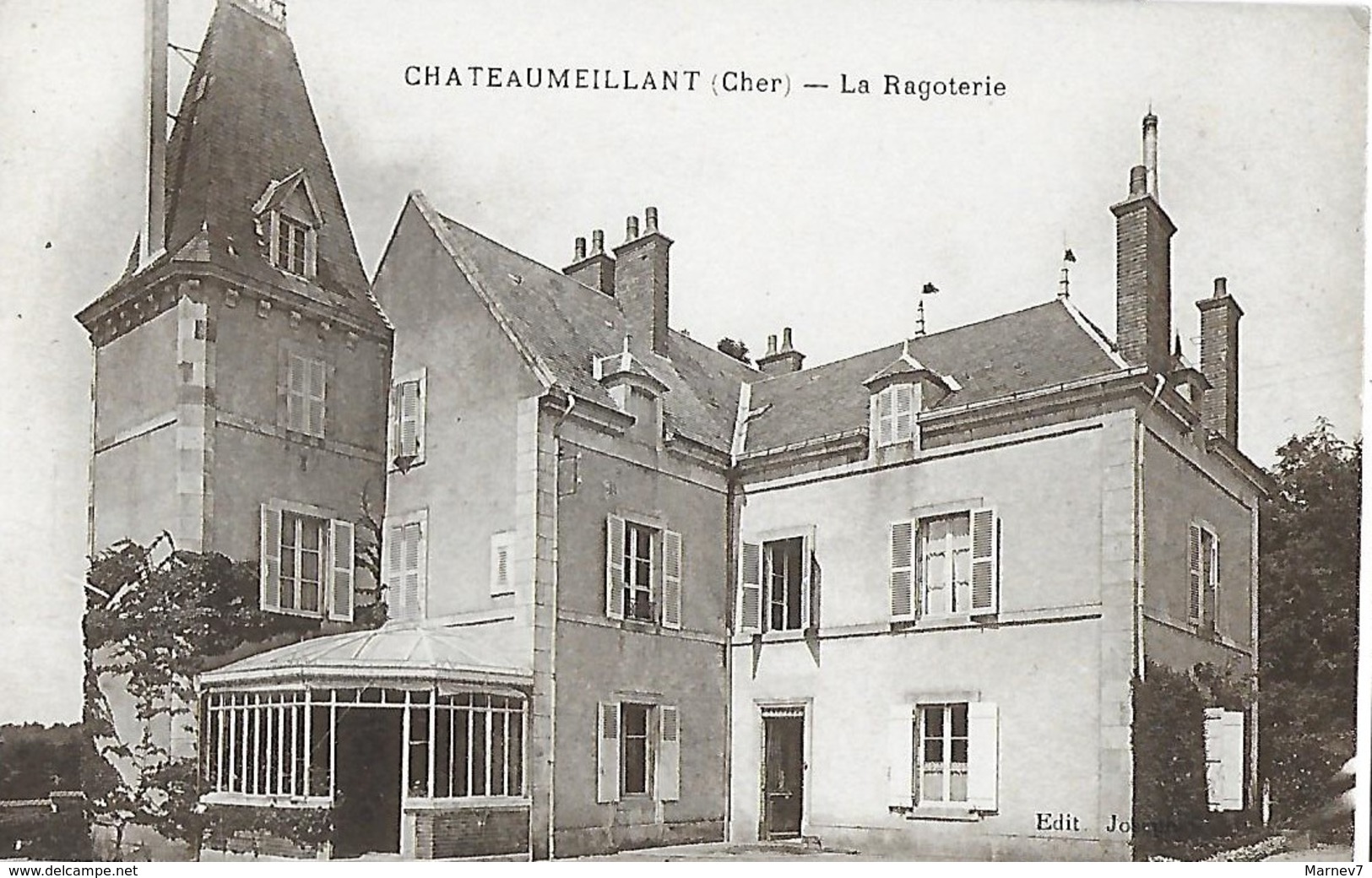 CHER - 18 - Chateaumeillant - La Ragoterie - Château - Les 3 Cartes - Châteaumeillant