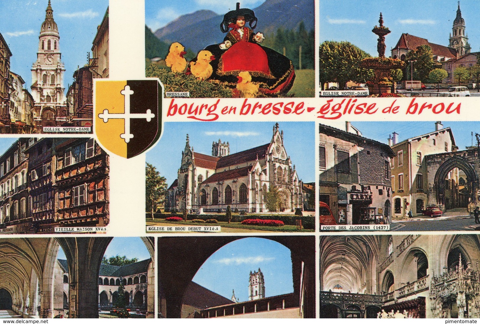 BOURG EN BRESSE EGLISE DE BROU MULTIVUES - Brou - Kerk