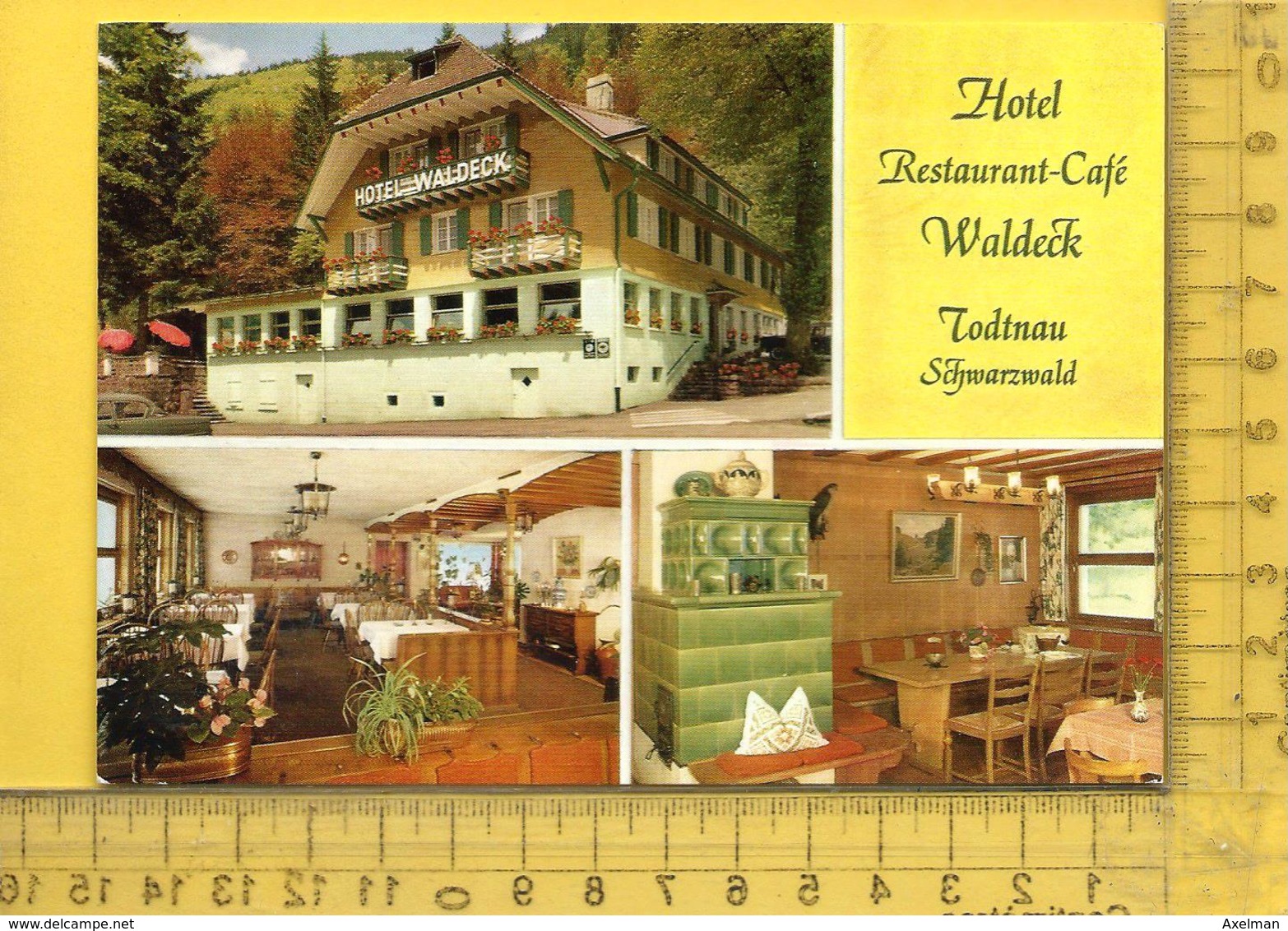 CPM  ALLEMAGNE, BAD-WURTEMBERG, TODTNAU : Hotel Restaurant Waldeck , 3 Vues - Todtnau