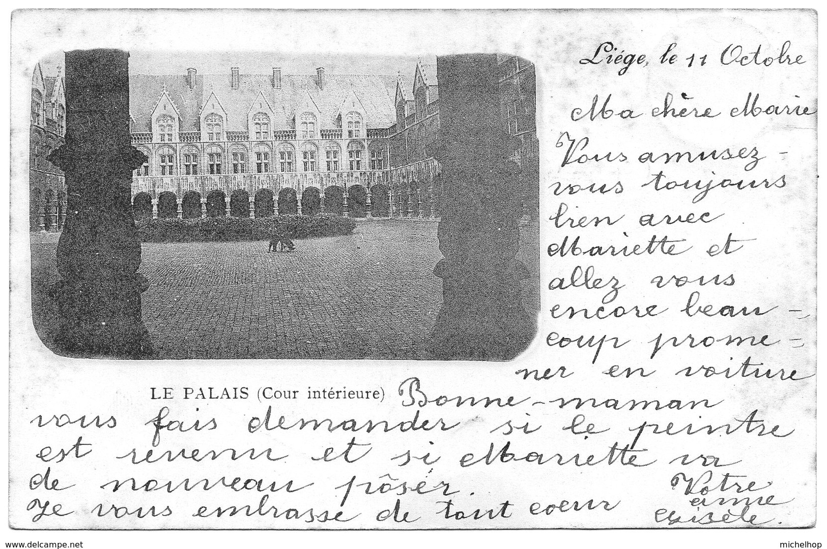 CV Non-affranchie Expédiée De Liège (Guillemins) Et Taxée à L'arrivée à TERVUEREN (TX6) - Lettres & Documents