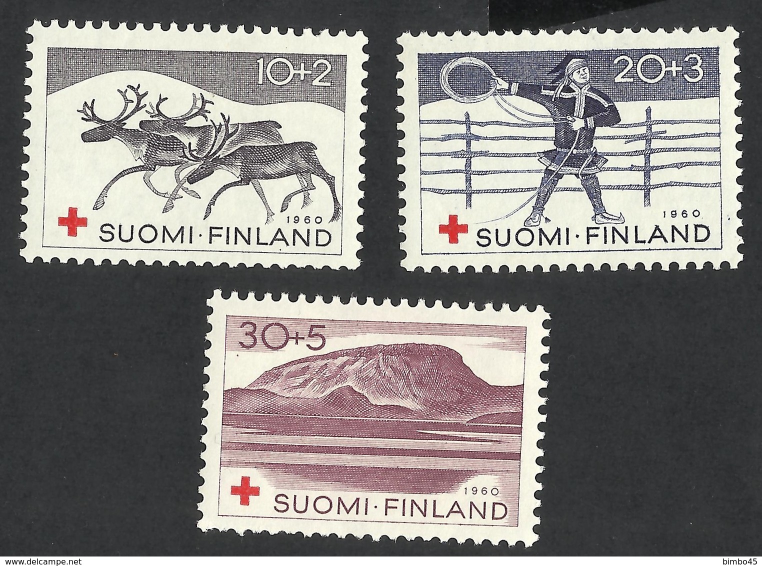 Errors, Freaks & Oddities --SUOMI / FINLAND-- 1960 RED CROSS--MNH - Abarten Und Kuriositäten