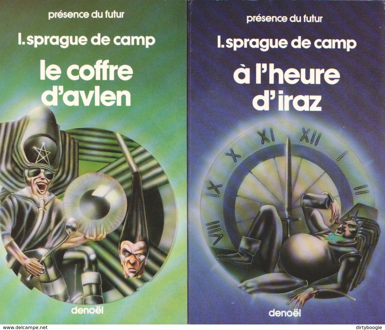 L. SPRAGUE DE CAMP - La TRILOGIE De XYLAR - DENOËL - PRESENCE DU FUTUR - Présence Du Futur