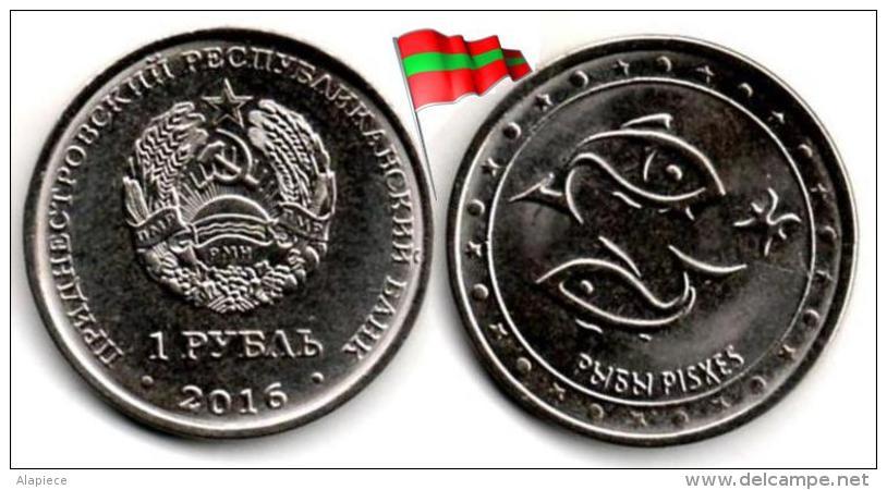 Transnistria - 1 Rouble 2016  (Poisson - UNC) - Moldova