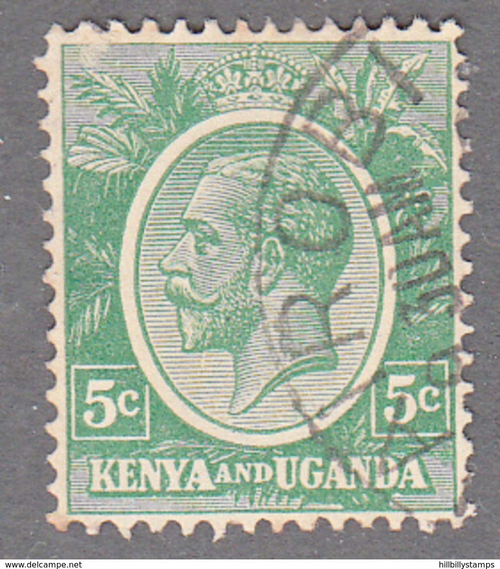 KENYA UGANDA TANGANYIKA    SCOTT NO 20     USED     YEAR  1922 - Kenya & Oeganda