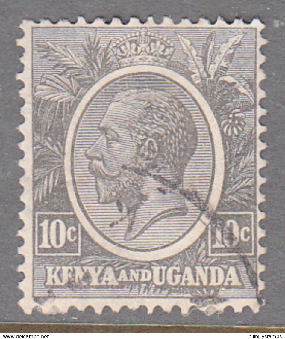 KENYA UGANDA TANGANYIKA    SCOTT NO 22     USED     YEAR  1922 - Kenya & Ouganda