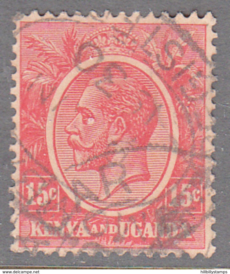 KENYA UGANDA TANGANYIKA    SCOTT NO 24     USED     YEAR  1922 - Kenya & Ouganda