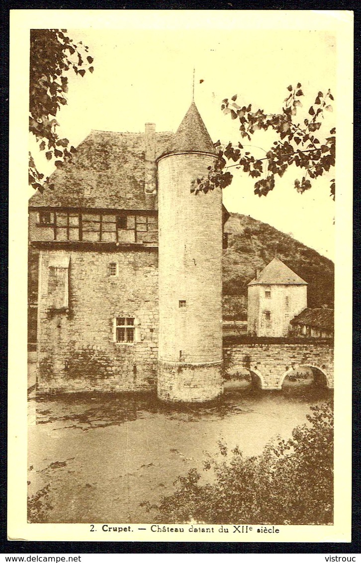 CRUPET - Château Datant Du XII E Siècle - Non Circulé - Not Circulated - Nicht Gelaufen. - Assesse