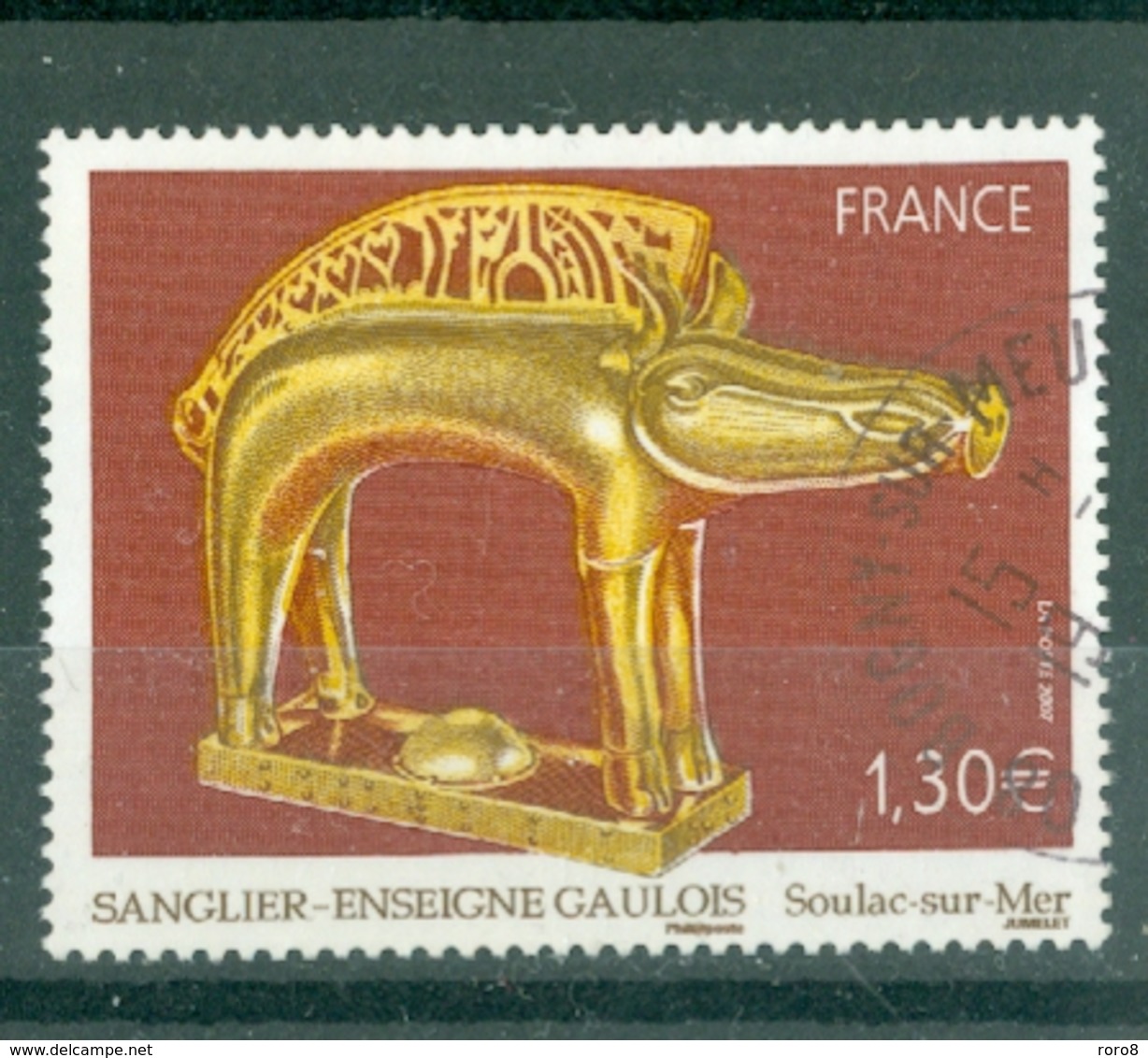 FRANCE - N° 4060 Oblitéré Cachet Rond -Sanglier-enseigne Gaulois - Oblitérés