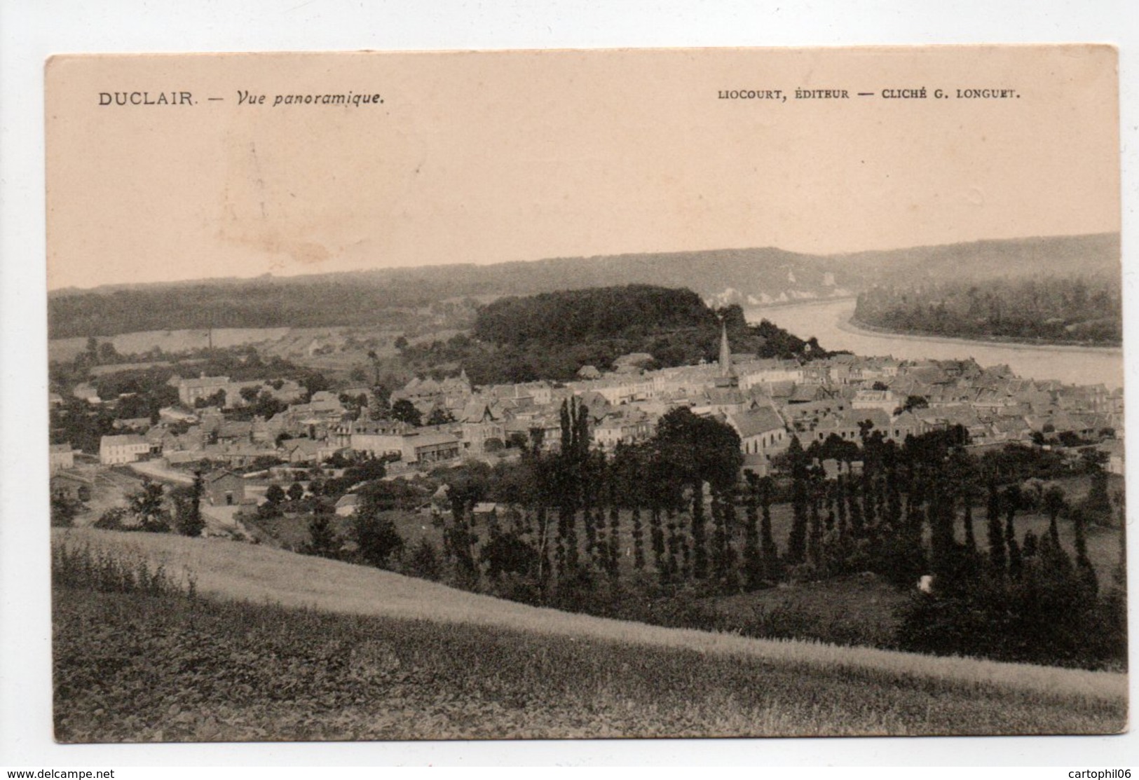 - CPA DUCLAIR (76) - Vue Panoramique 1905 - Edition LIOCOURT - - Duclair