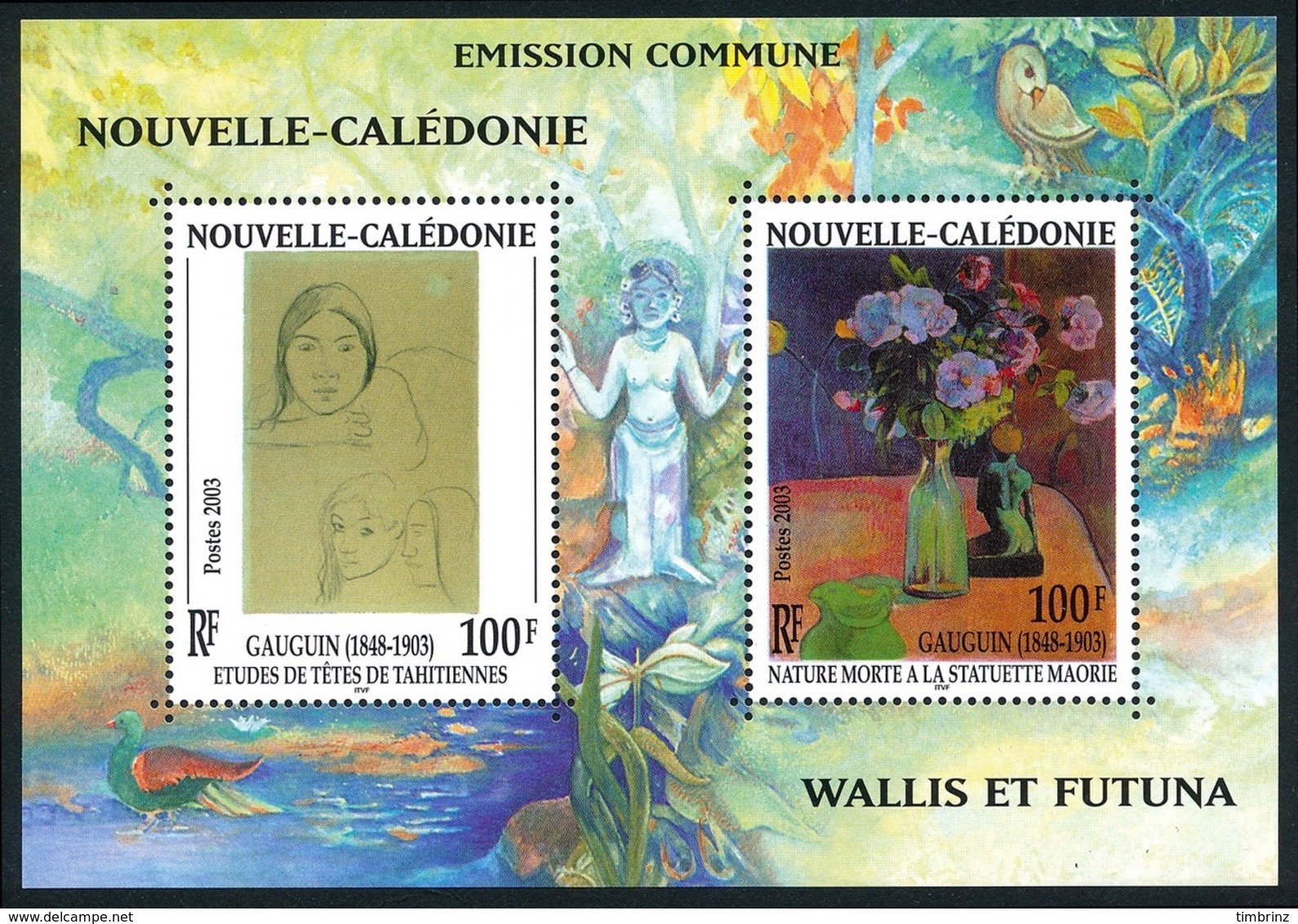 NOUV.-CALEDONIE Année complète 2003 + BF + Carnets (67 tp NEUF ** MNH) : Yv. 883 à 909 + BF 28/30 + C894, C903 .Réf.NCE2