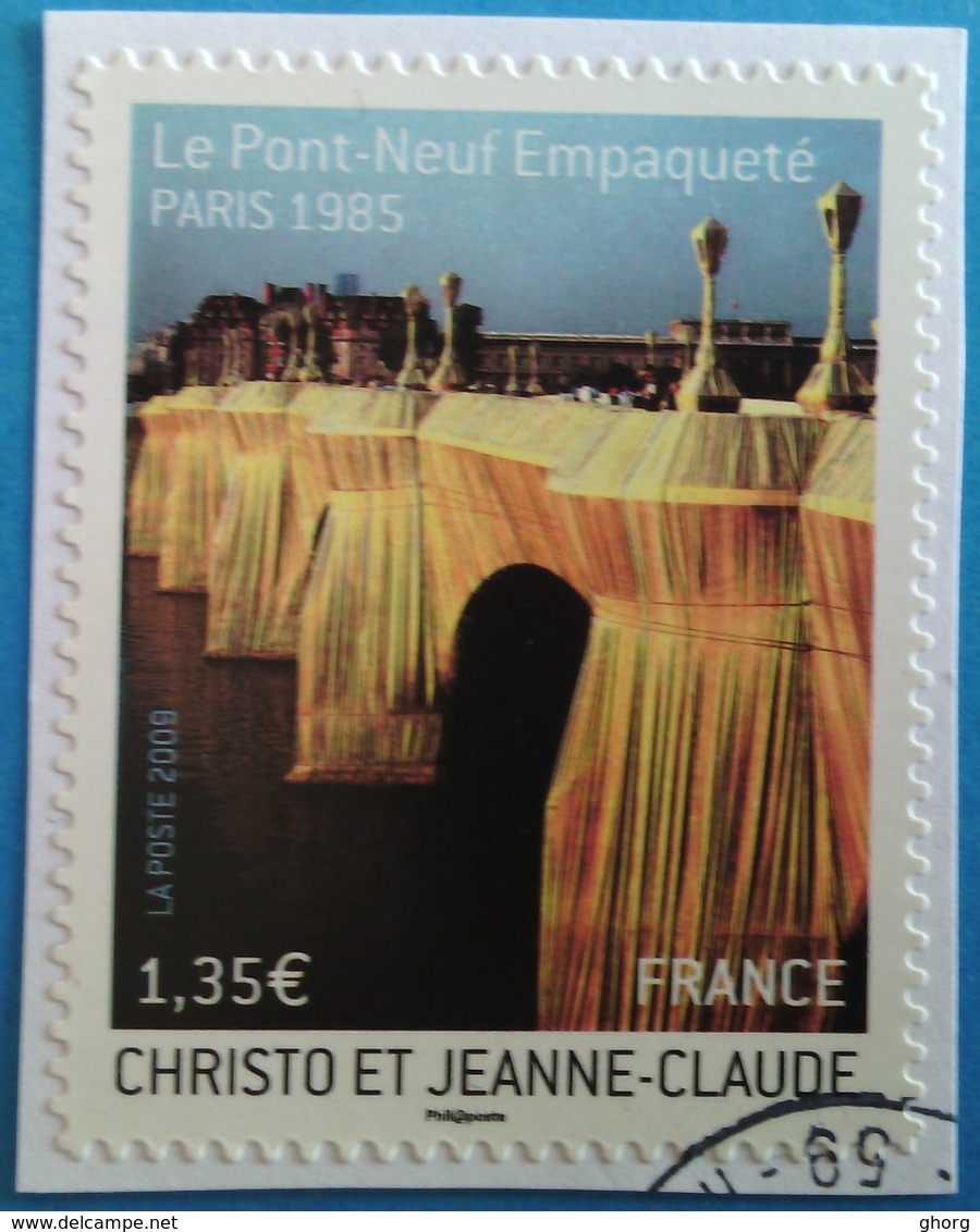 France 2009 : Série Artistique. Le Pont-Neuf à Paris, Empaqueté Par Christo Et Jeanne-Claude N° 338 Oblitéré - Sonstige & Ohne Zuordnung