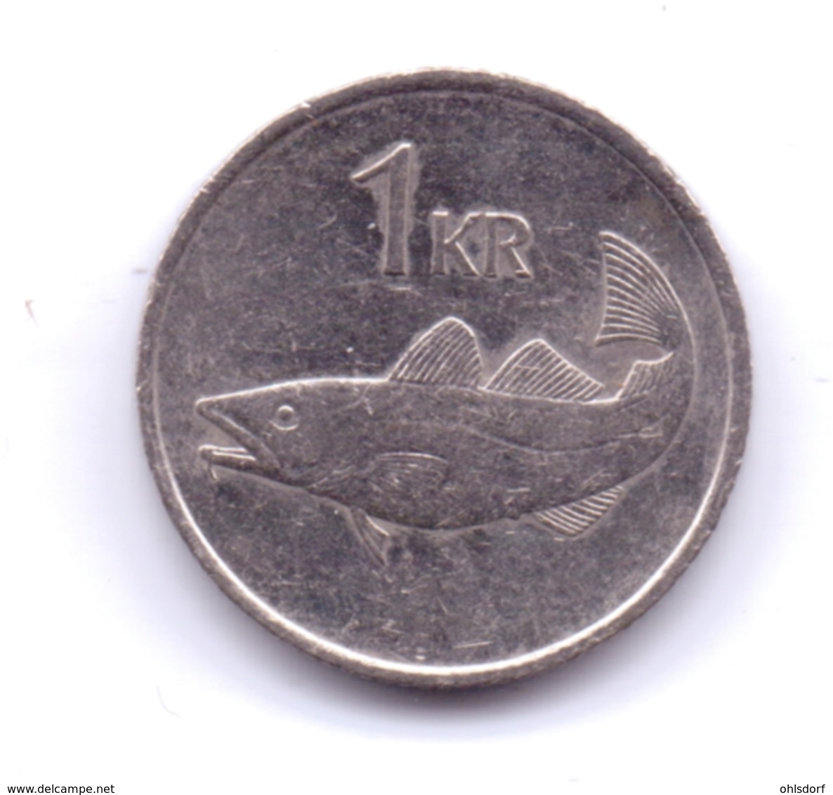 ICELAND 1987: 1 Krona, KM 27 - Islande