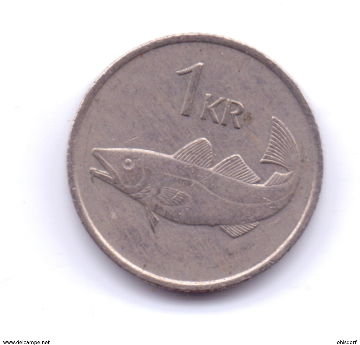 ICELAND 1981: 1 Krona, KM 27 - Island