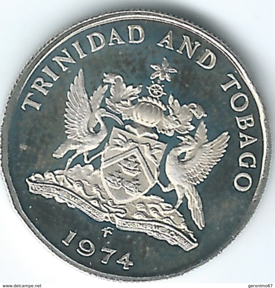 Trinidad & Tobago - 1975 - 25 Cents - KM28 - With Mintmark - Trinité & Tobago