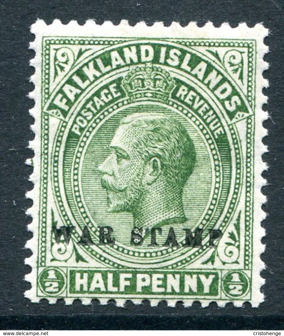 Falkland Islands 1918-19 KGV War Stamp -  ½d Green HM (SG 70/a/b/c) - Falklandeilanden