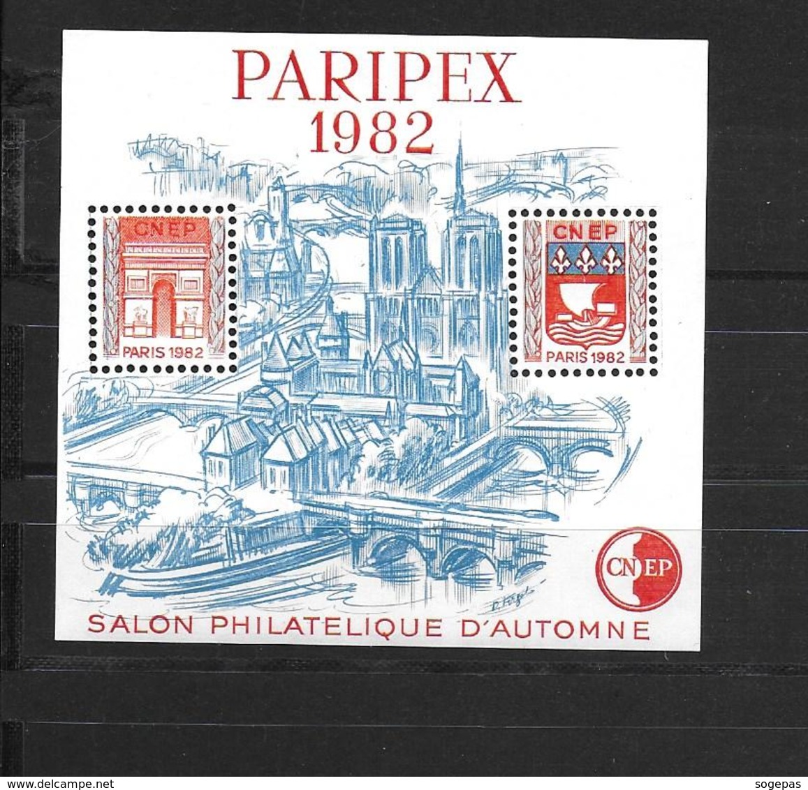 FRANCE PARIPEX 1982 NEUF ** SALON PHILATÉLIQUE D'AUTOMNE - CNEP