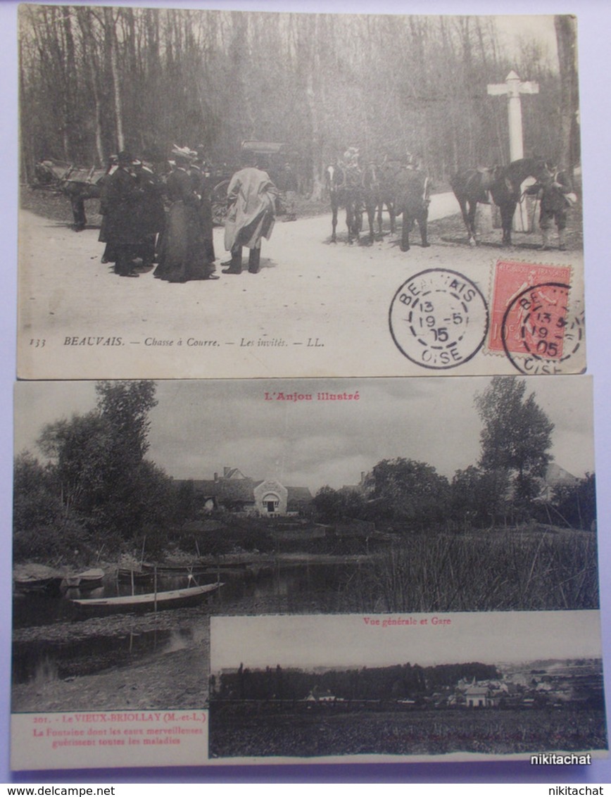 BEAU LOT 100 CARTES POSTALES toutes scannées-Nombreuses animations- DEPART 1 EURO-A VOIR!!