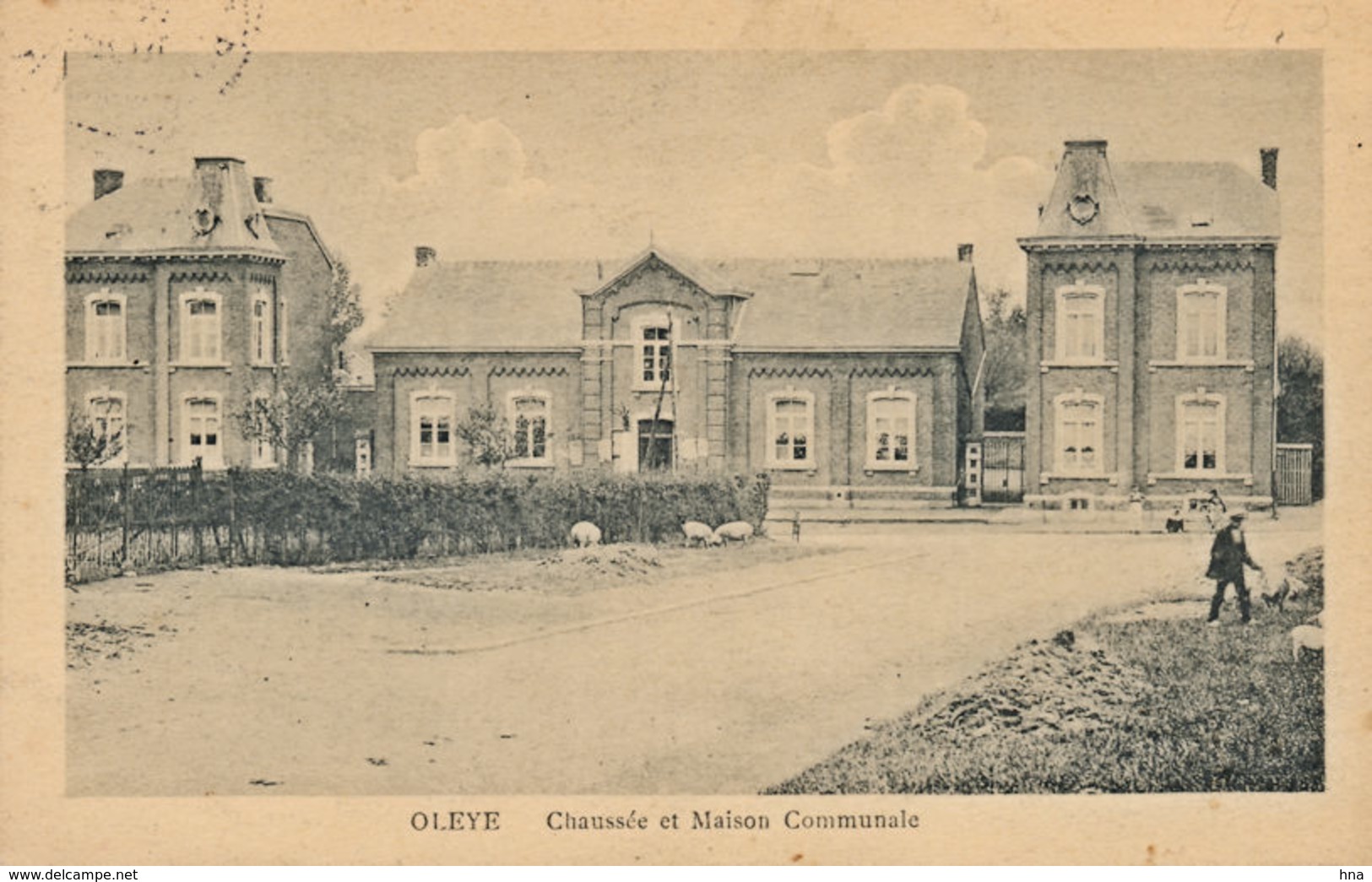 Oleye - Chaussée Et Maison Communale - Waremme