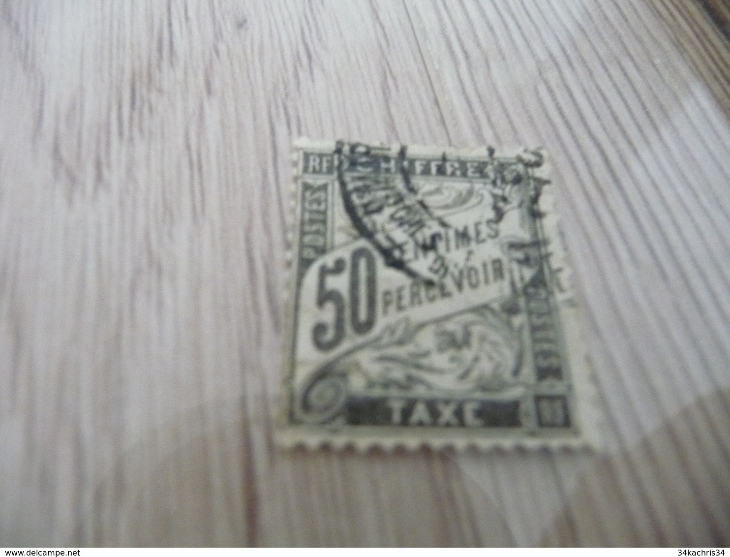 TP France Taxe N°20 Oblitéré - 1859-1959 Gebraucht