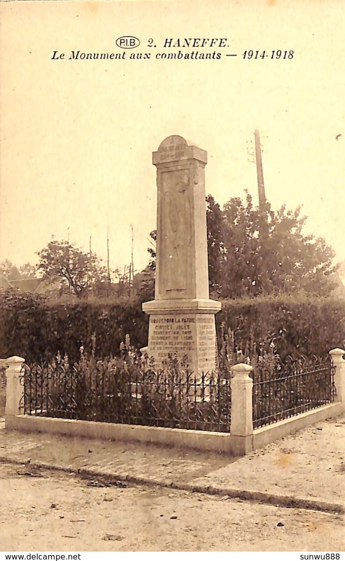 Haneffe - Le Monument Aux Combattants (PIB) - Donceel