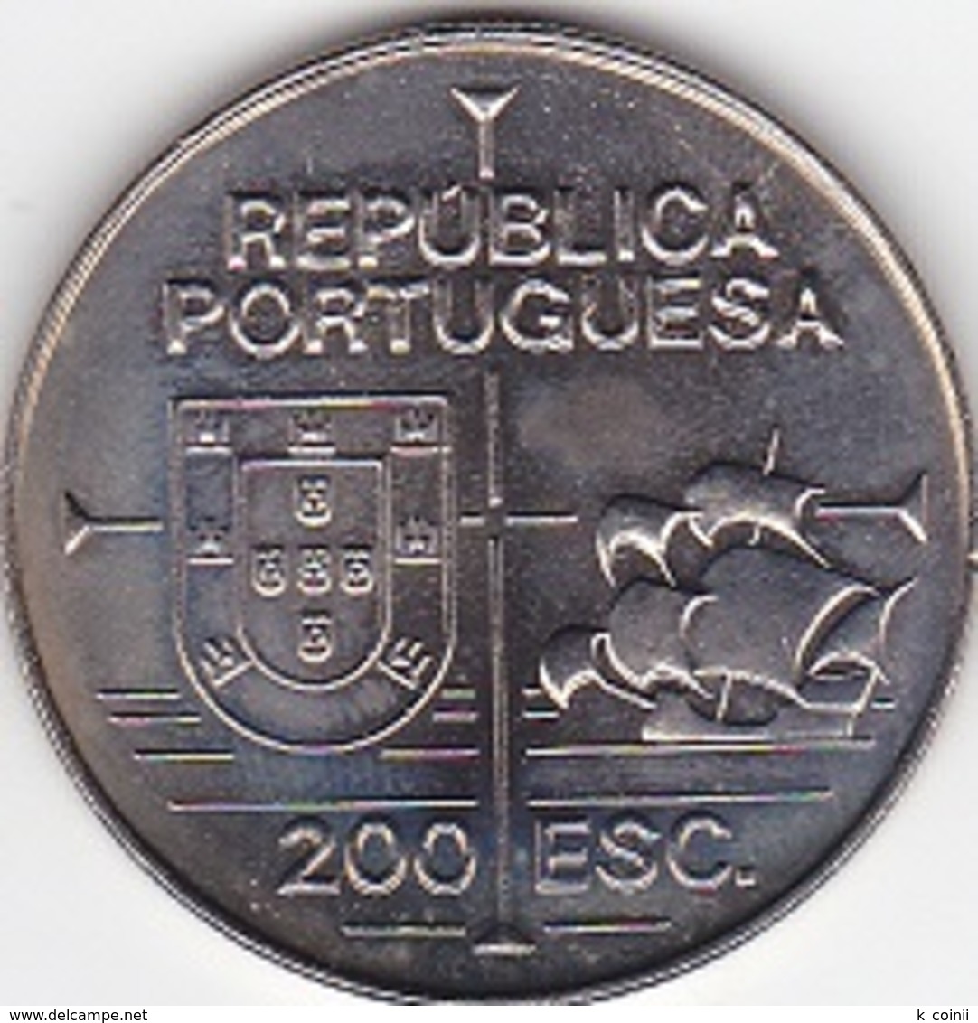 Portugal - 200 Escudos (200$00) 1992 California - Portugal