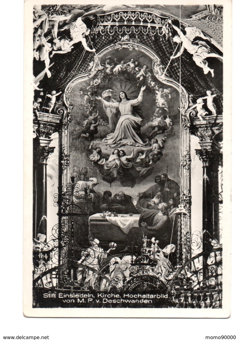SUISSE : EINSIEDELN - Kirche - Hochaltarbild Von M. P. V. Deschwanden - Schwanden Bei Brienz