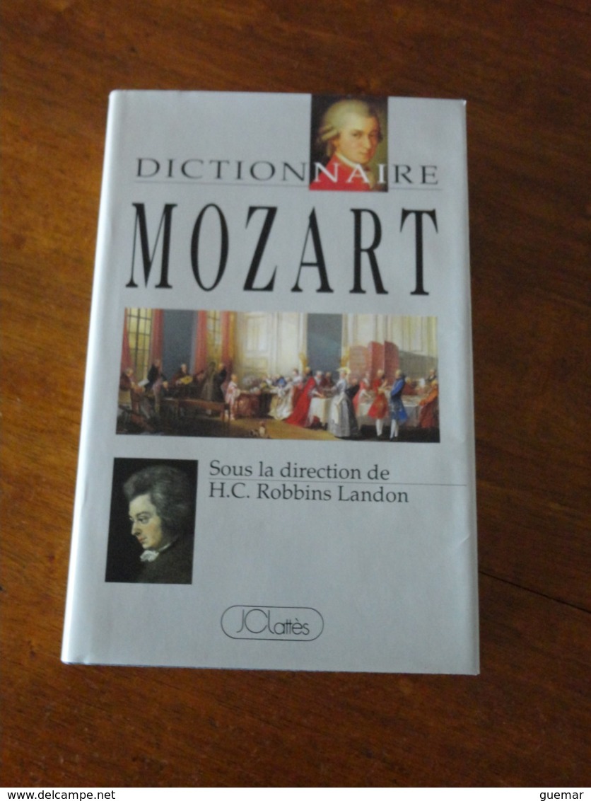 DICTIONNAIRE  MOZART - Dictionaries