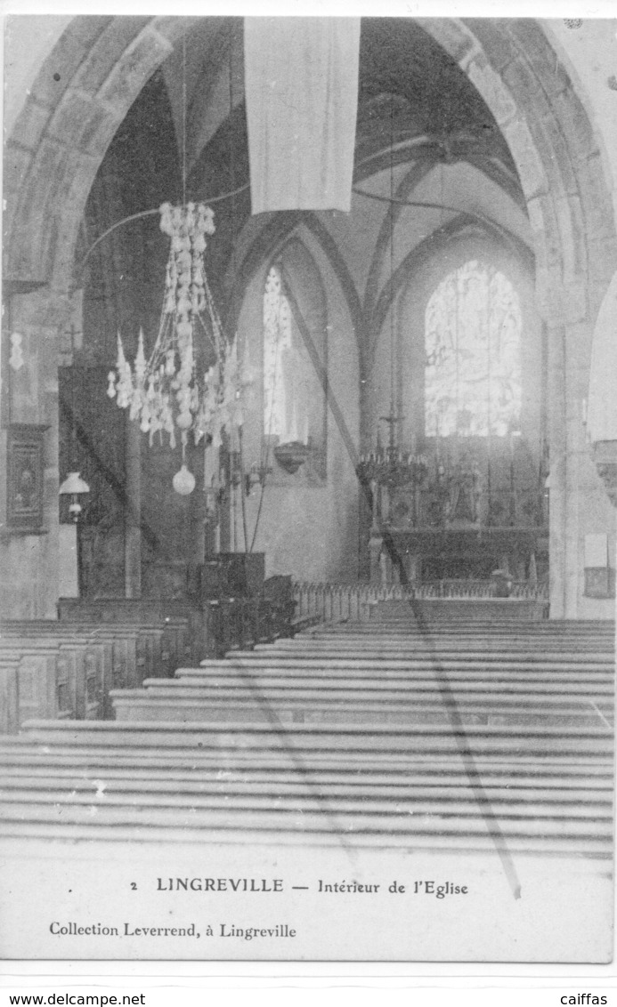 LINGREVILLE   INTERIEUR DE L'EGLISE - Altri & Non Classificati