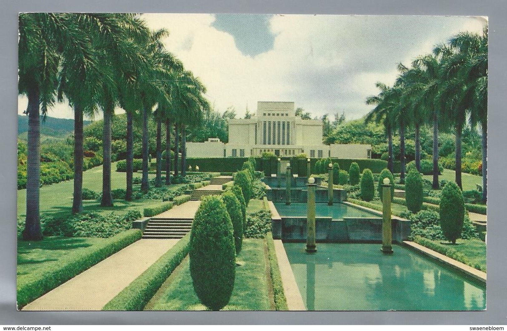 US.- MORMON TEMPLE IN HAWAII.  OAHU ISLANDS. - Oahu