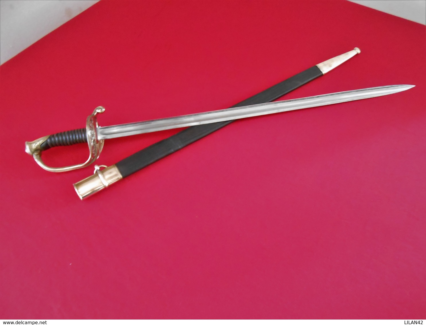 Sabre D Officier D Infanterie Modèle 1845 - Messen