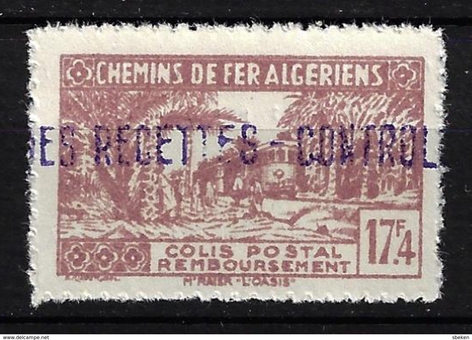 ALGÉRIE / ALGERIA 1943 - YT Colis Postaux 126** - Parcel Post