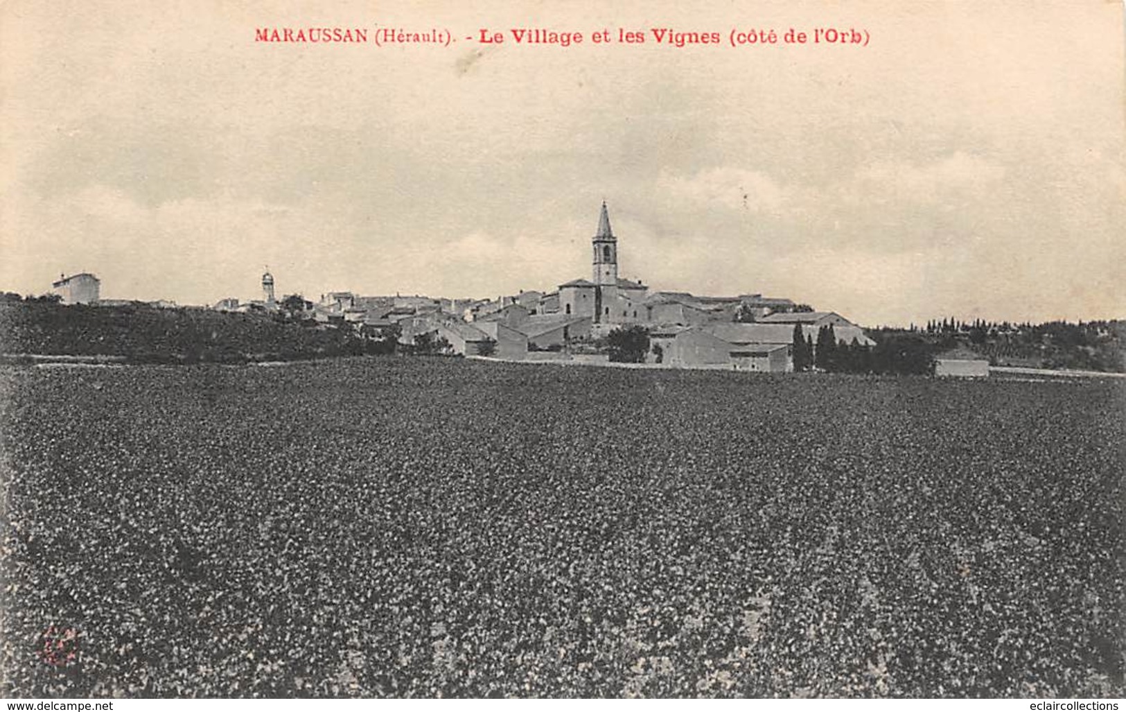 Maraussan           34         Le Village Et Les Vignes     (Voir Scan) - Other & Unclassified