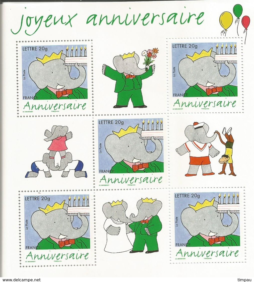 Joyeux Anniversaire Bande Dessinée 75 Ans De L'éléphant 2006 - Neufs