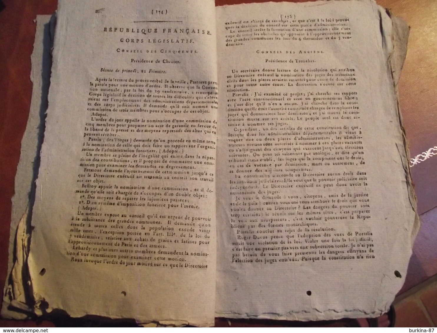 MERCURE FRANCAIS, an 4, N° 18, journal Historique politique et littéraire