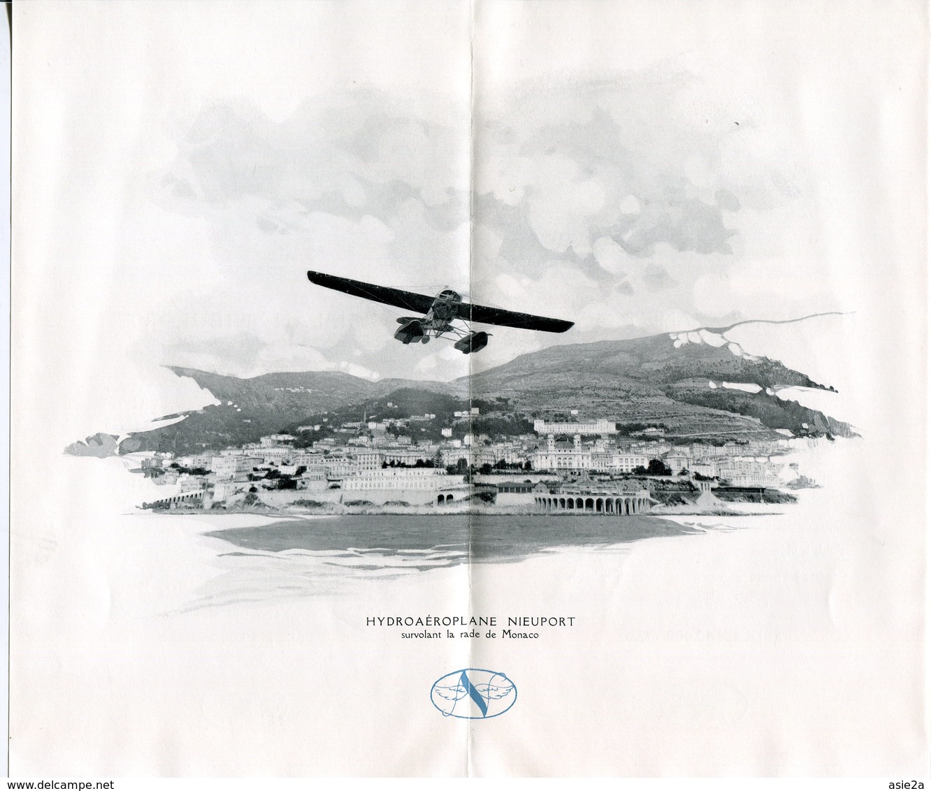 Dépliant Publicitaire  AEROPLANES NIEUPORT 1914    Fréjus - Issy Les Moulineaux - Villacoublay. - AeroAirplanes