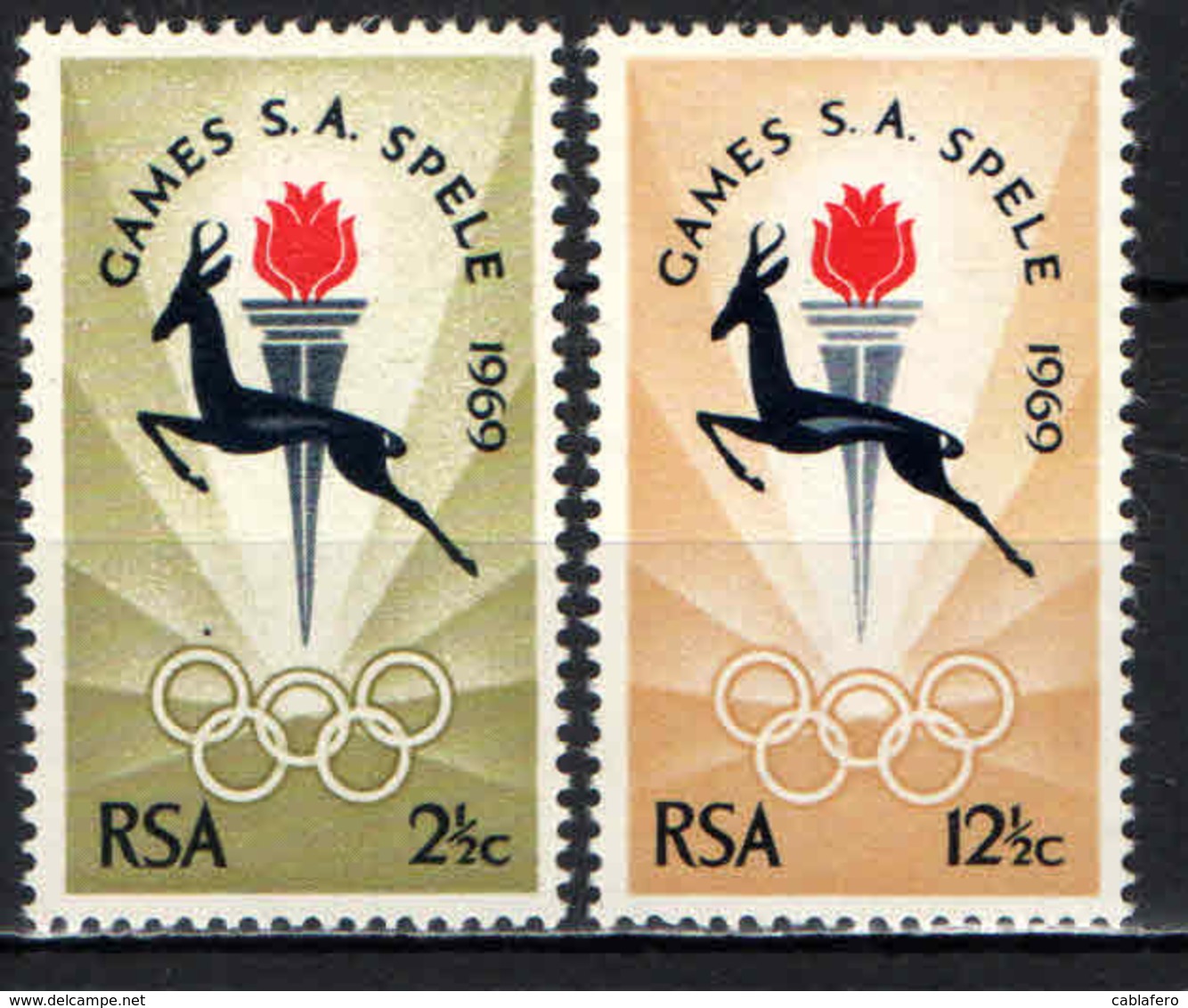 SUD AFRICA - 1969 - South African Natl. Games, Bloemfontein - MNH - Neufs