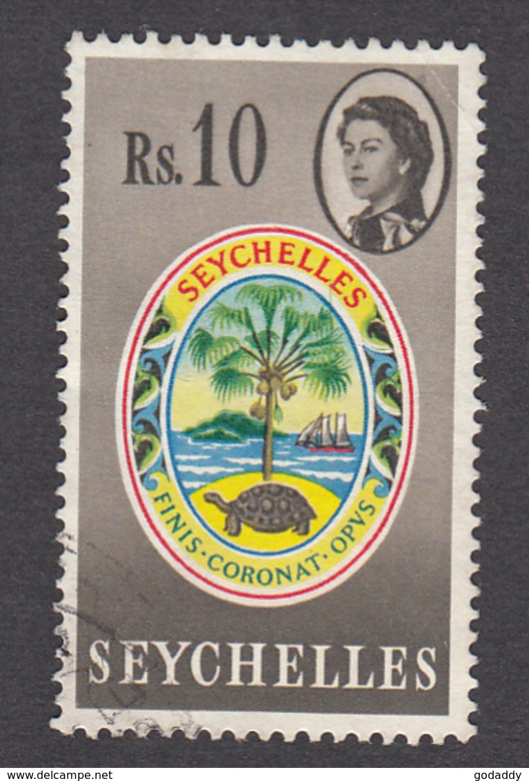 Seychelles 1962  10 Rupees  SG212   Used - Seychelles (...-1976)