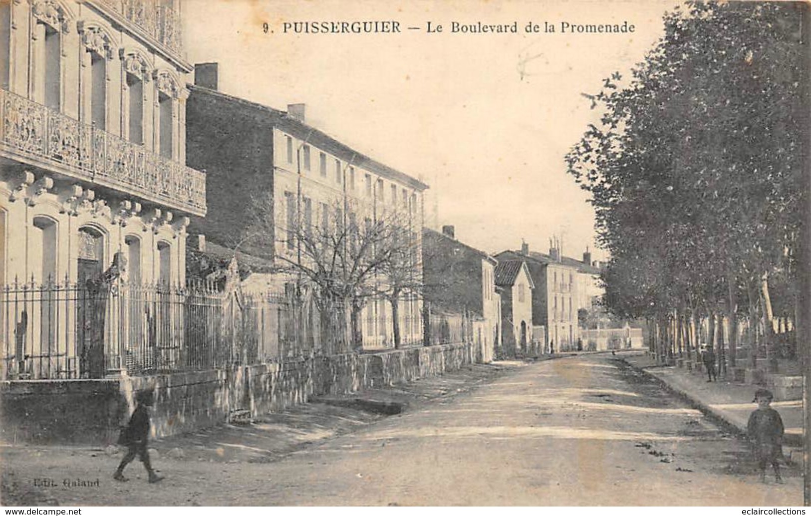 Puisserguier       34            Boulevard De La Promenade           (Voir Scan) - Otros & Sin Clasificación