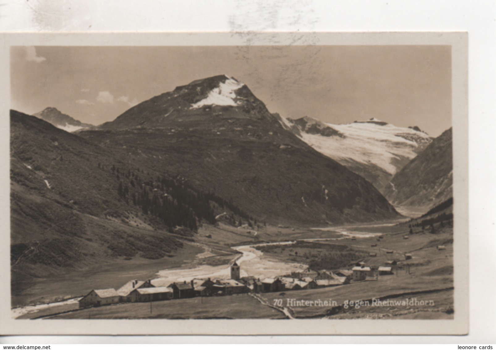 CPA.Suisse.Hinterrhein.gegen Rheinwaldhorn - Rheinwald