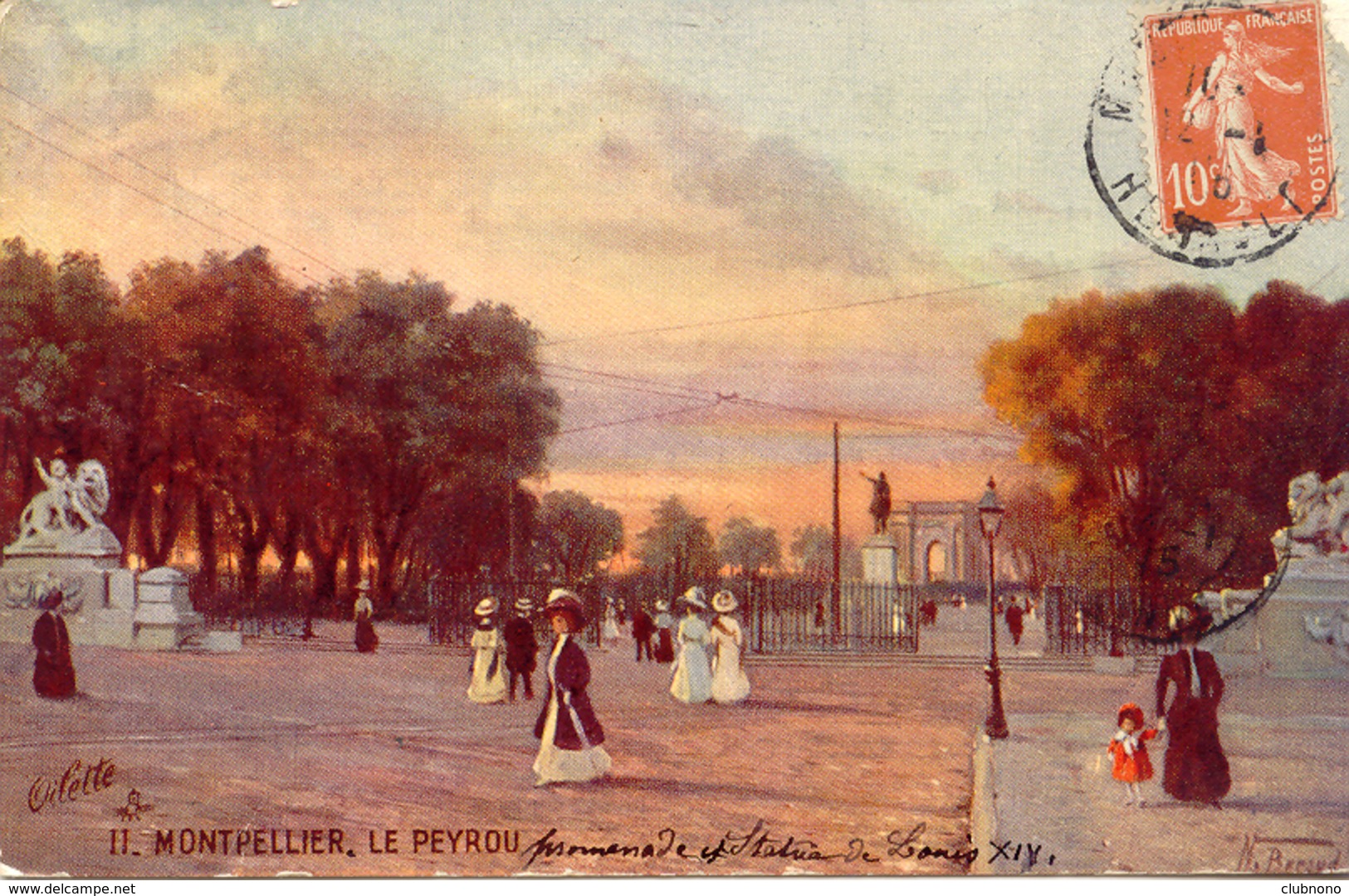 CPA - MONTPELLIER - LE PEYROU - Montpellier