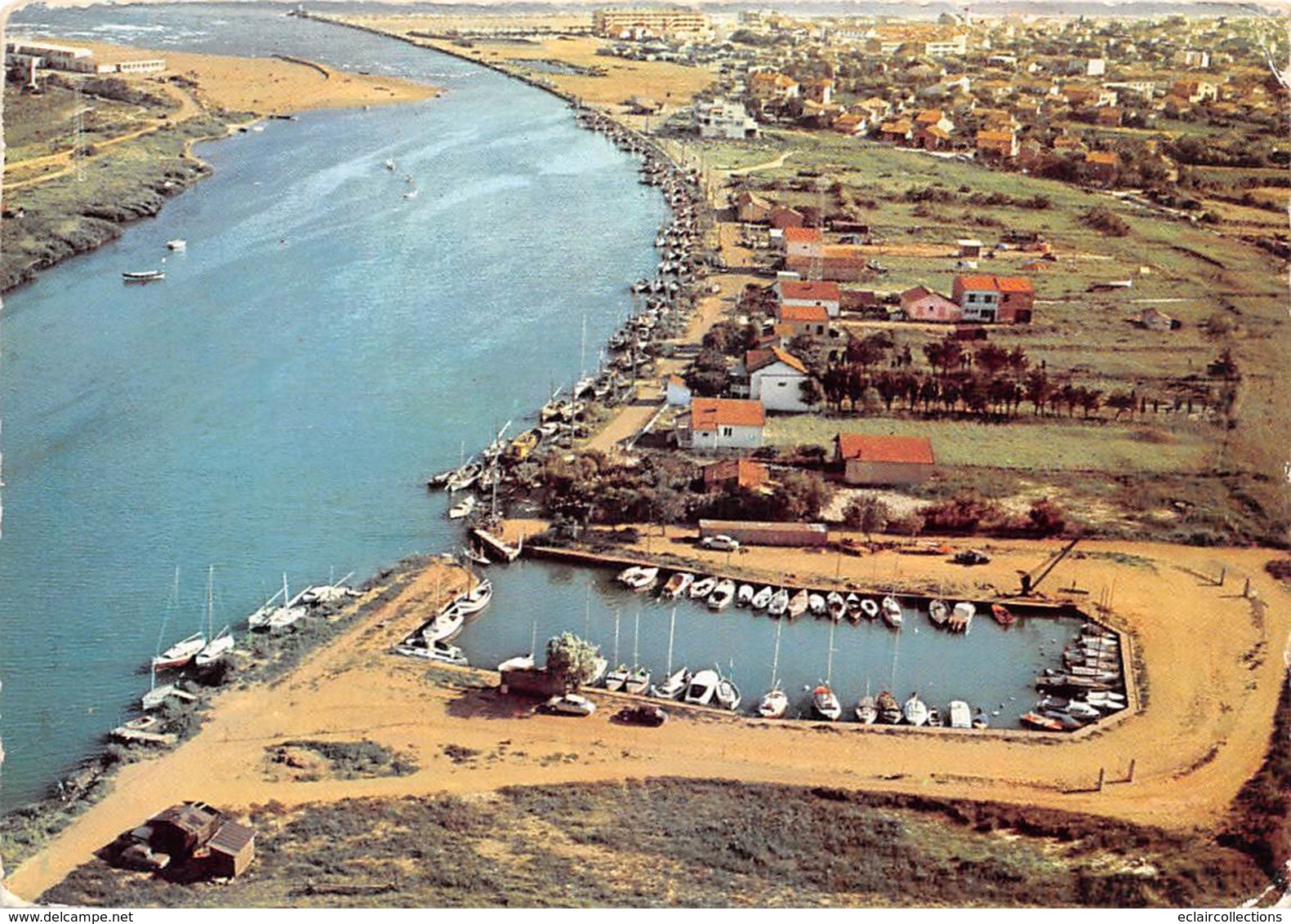 Valras La Plage           34          Vue Générale Et Le Port Des Yachts     10x15                     (Voir Scan) - Andere & Zonder Classificatie