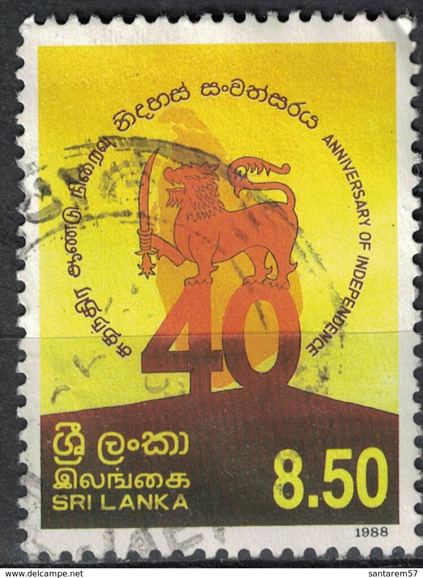 Sri Lanka 1988 Oblitéré Used 40ème Anniversaire De L’Indépendance SU - Sri Lanka (Ceylon) (1948-...)