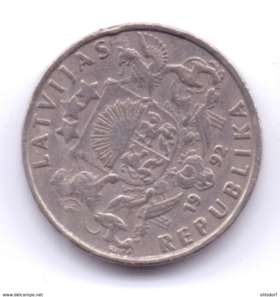 LATVIA 1992: 1 Lats, KM 12 - Latvia