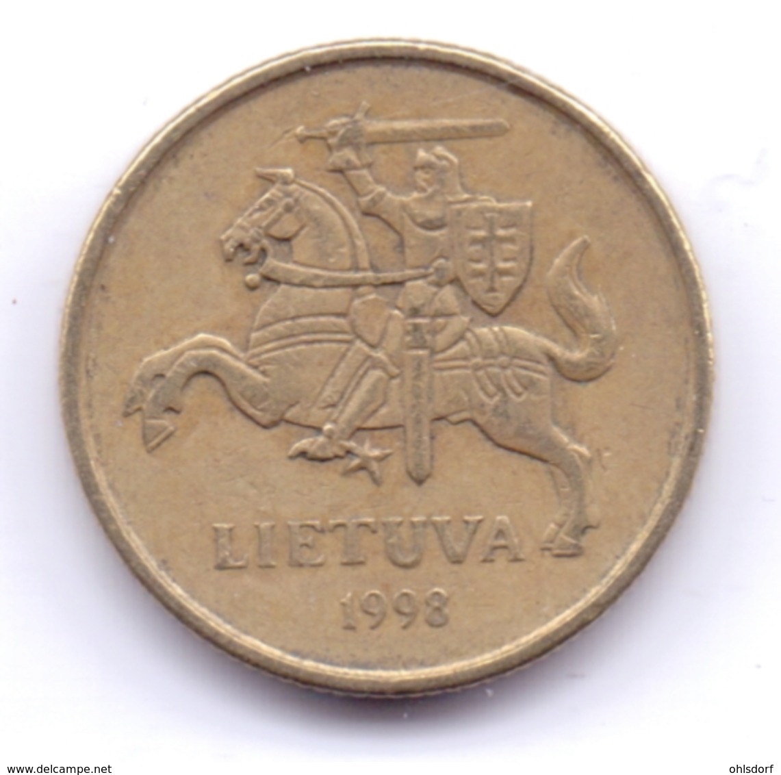 LIETUVA 1998: 20 Centu, KM 107 - Lituania