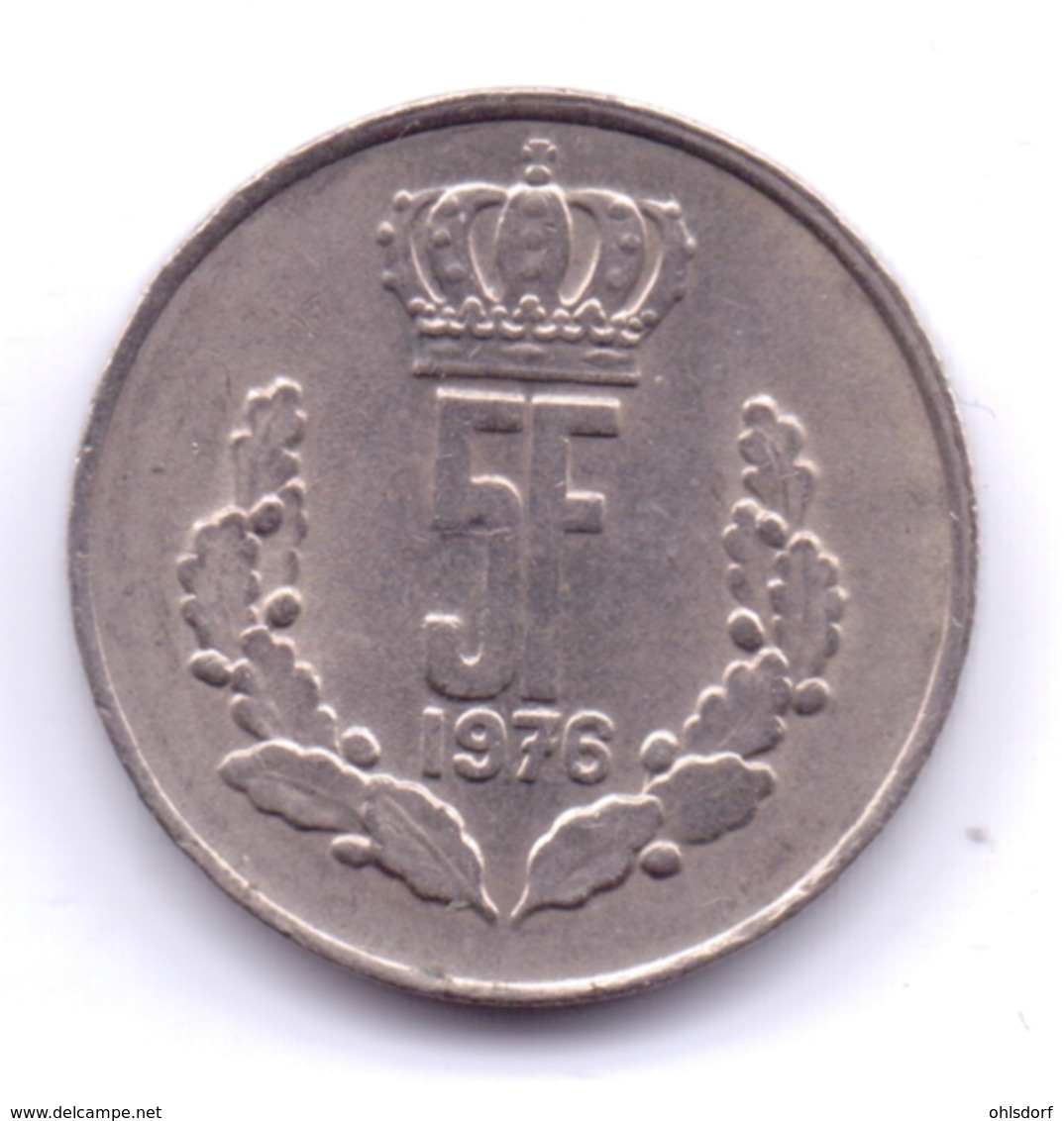 LUXEMBOURG 1976: 5 Francs, KM 56 - Luxemburg